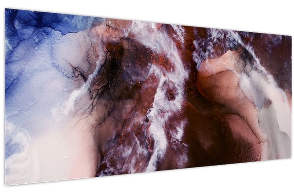 Kép - Lila márvány N⁰3 (120x50 cm)