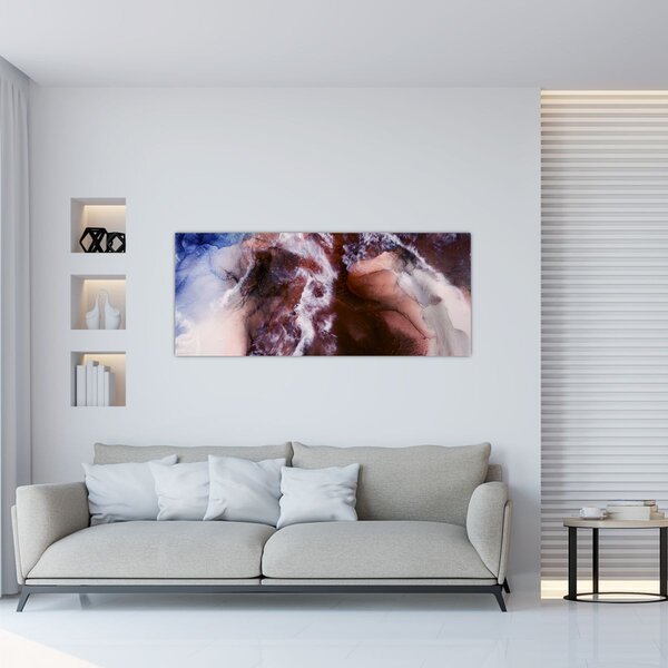 Kép - Lila márvány N⁰3 (120x50 cm)