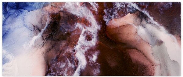 Kép - Lila márvány N⁰3 (120x50 cm)