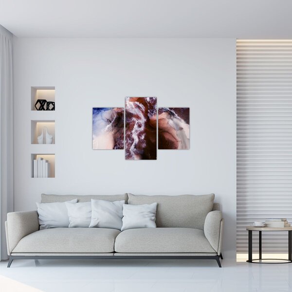 Kép - Lila márvány N⁰3 (90x60 cm)