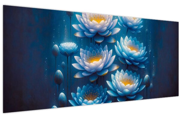 Kép - Tavirózsák a víz alatt (120x50 cm)