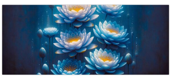 Kép - Tavirózsák a víz alatt (120x50 cm)