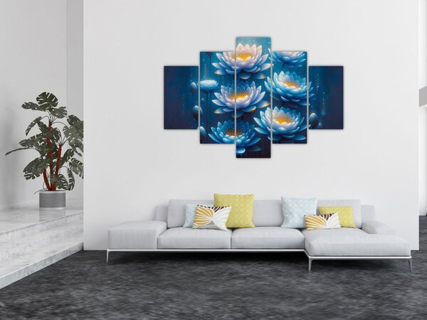 Kép - Tavirózsák a víz alatt (150x105 cm)