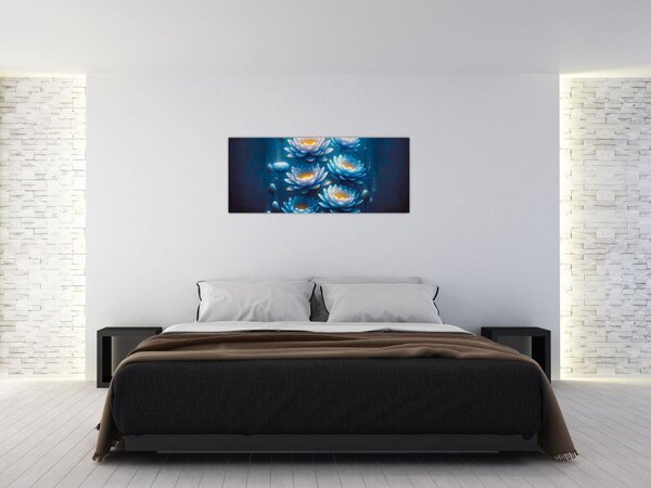Kép - Tavirózsák a víz alatt (120x50 cm)