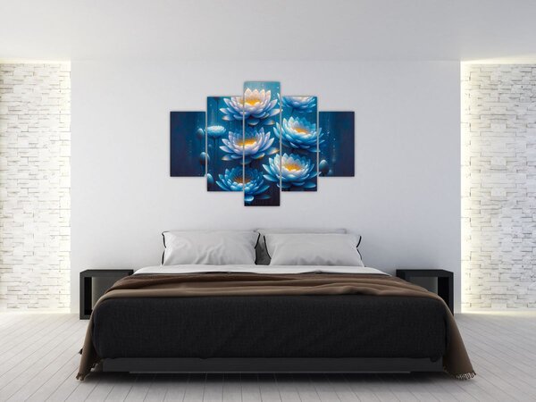 Kép - Tavirózsák a víz alatt (150x105 cm)