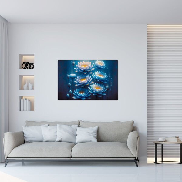 Kép - Tavirózsák a víz alatt (90x60 cm)