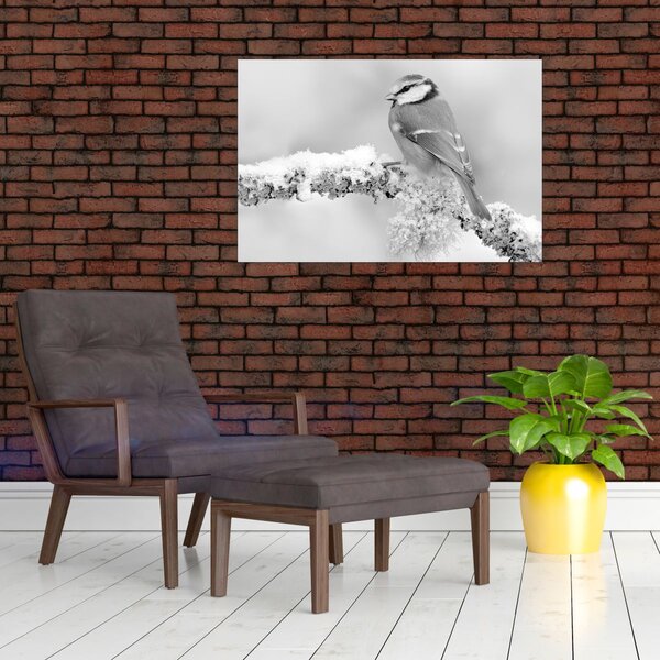 Kép - Egy madár egy ágon (90x60 cm)