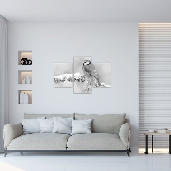 Kép - Egy madár egy ágon (90x60 cm)