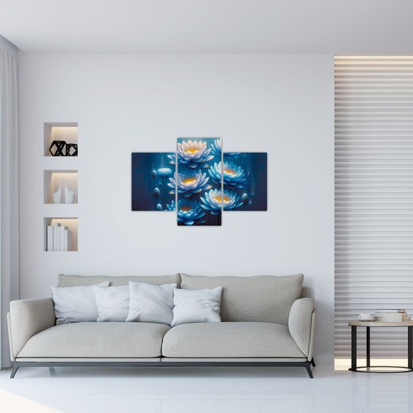 Kép - Tavirózsák a víz alatt (90x60 cm)