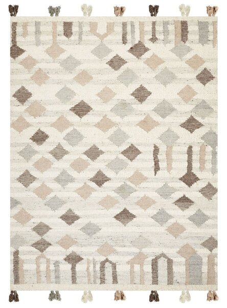 Szőnyeg KAGHTSRASHEN Bézs 160 x 230 cm Gyapjú Kilim