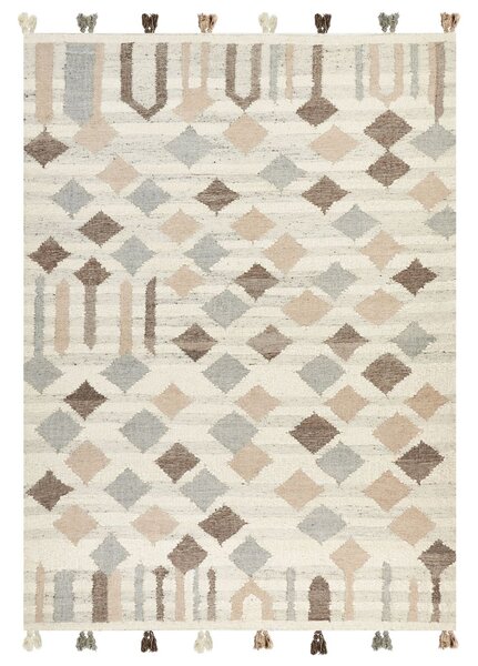 Szőnyeg KAGHTSRASHEN Bézs 200 x 300 cm Gyapjú Kilim