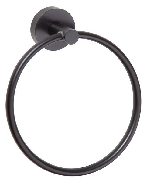 Sapho Sapho, X-ROUND BLACK törölközőtartó kör, fekete, XR411B