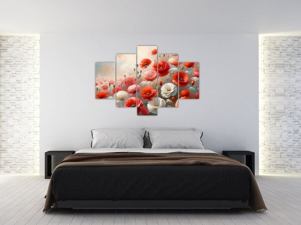 Kép - Pipacsok festménye (150x105 cm)