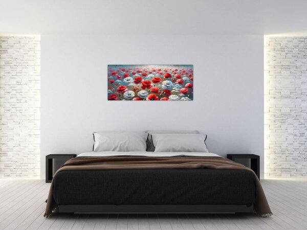 Kép - Pipacsmező (120x50 cm)