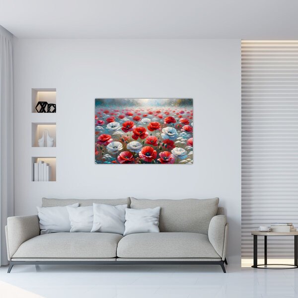 Kép - Pipacsmező (90x60 cm)