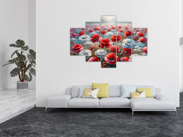 Kép - Pipacsmező (150x105 cm)