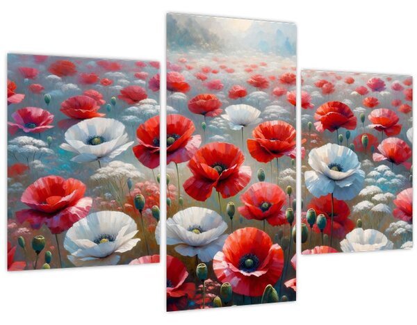 Kép - Pipacsmező (90x60 cm)