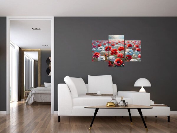 Kép - Pipacsmező (90x60 cm)