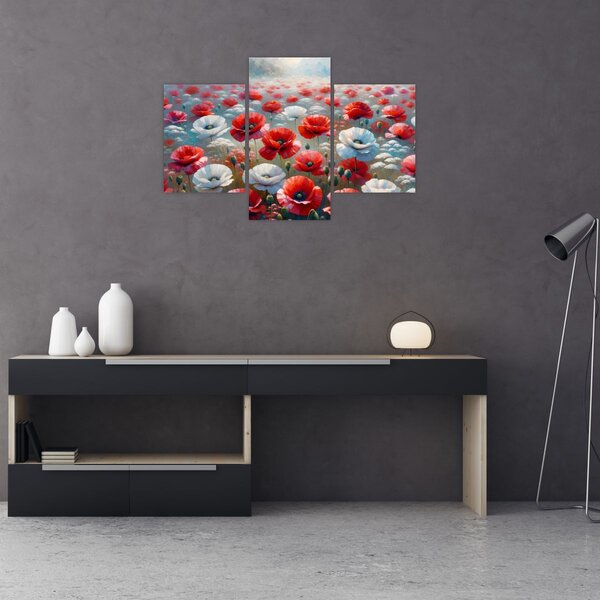 Kép - Pipacsmező (90x60 cm)