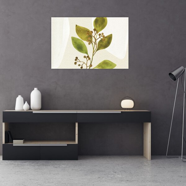 Kép - Akvarell ág N⁰1 (90x60 cm)