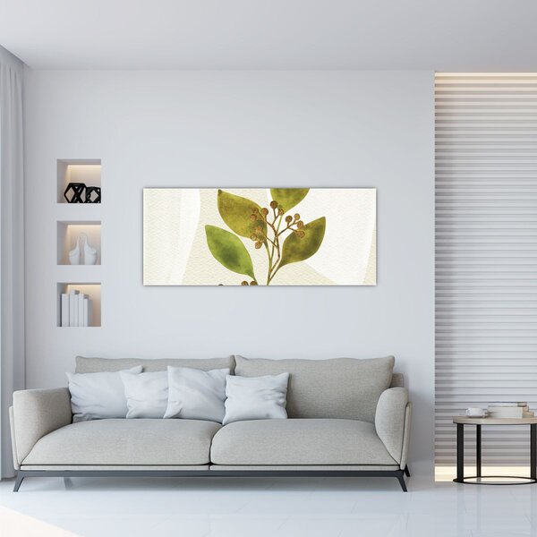 Kép - Akvarell ág N⁰1 (120x50 cm)
