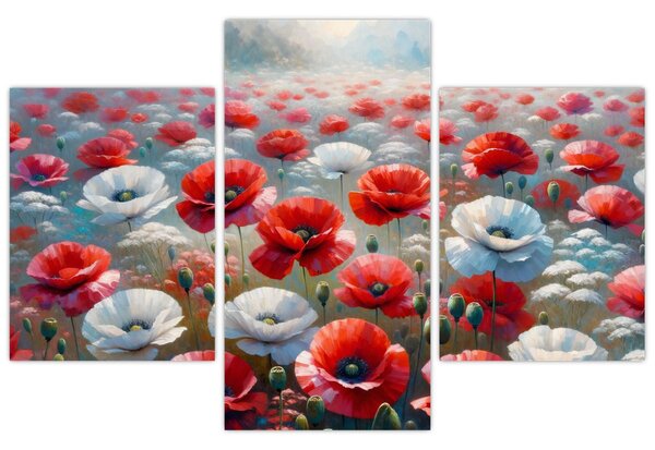 Kép - Pipacsmező (90x60 cm)