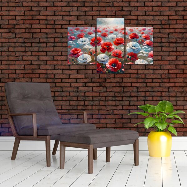 Kép - Pipacsmező (90x60 cm)