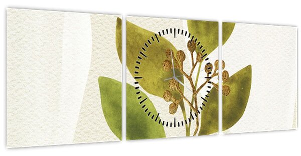 Kép - Akvarell ág N⁰1 (órával) (90x30 cm)