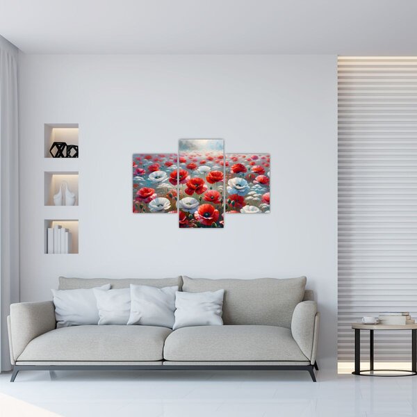 Kép - Pipacsmező (90x60 cm)