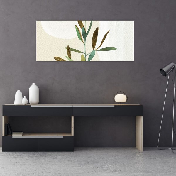 Kép - Akvarell ág N⁰2 (120x50 cm)