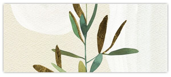 Kép - Akvarell ág N⁰2 (120x50 cm)