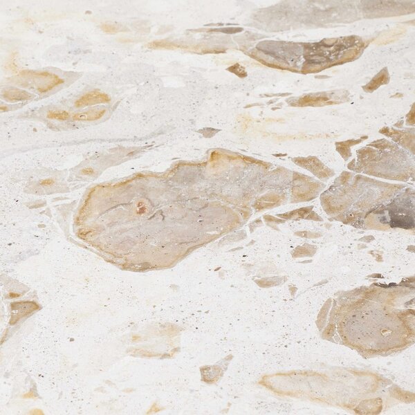 MARBLE márvány tál, bézs Ø30cm