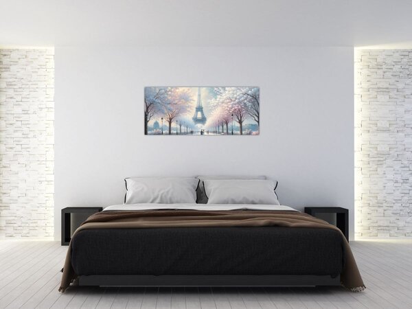 Kép - Párizsi festmény (120x50 cm)
