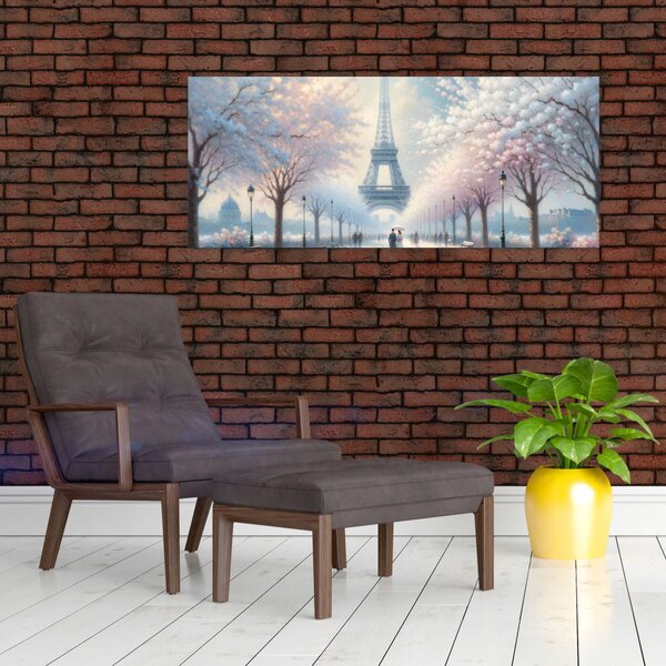 Kép - Párizsi festmény (120x50 cm)