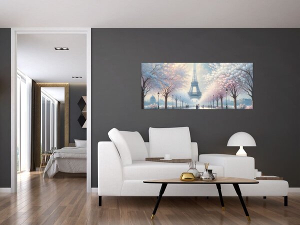 Kép - Párizsi festmény (120x50 cm)