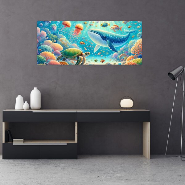 Kép - A világ a víz alatt (120x50 cm)