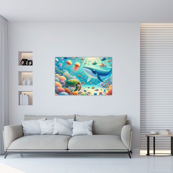 Kép - A világ a víz alatt (90x60 cm)