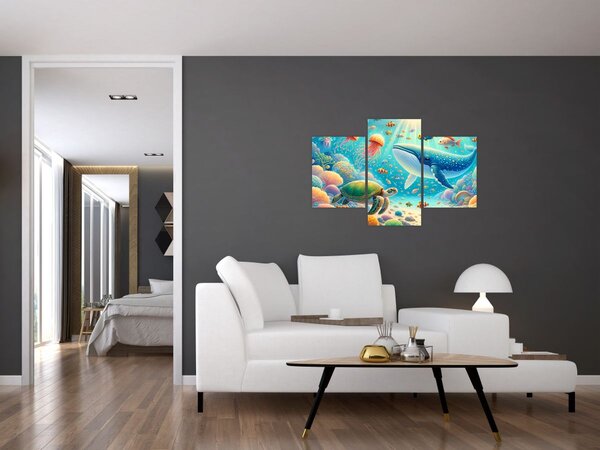 Kép - A világ a víz alatt (90x60 cm)