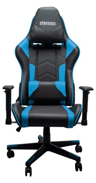 Stansson UCE602BK Gamer szék Fekete-Kék