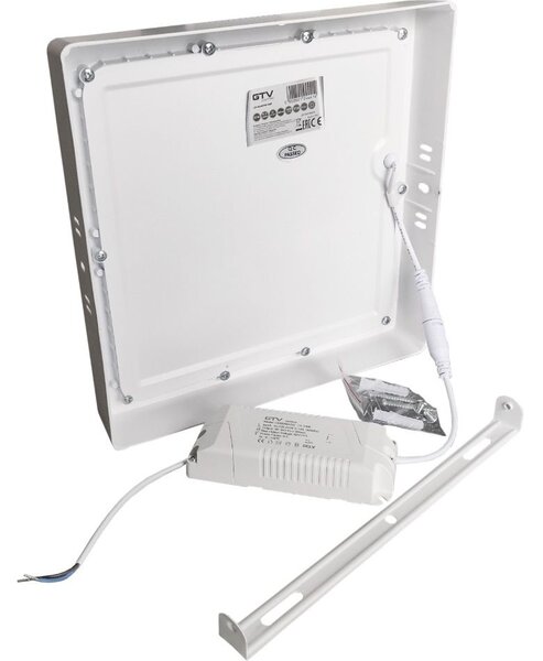 GTV LED panel MATIS 19W 4000K 220V, nadgradni, oglat