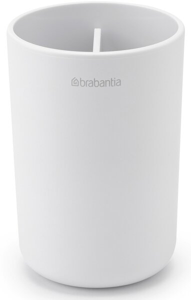 Brabantia ReNew fogkefetartó, elválasztó betéttel, csepptálcával, csúszásmentes talppal, H=110mm, műanyag, fehér - 280306