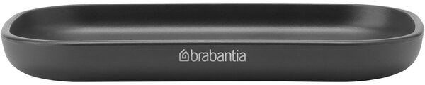 Brabantia ReNew szappantartó csúszásmentes talppal, bordázott tálcával, mely szárazon tartja a szappant, műanyag, sötétszürke - 280207