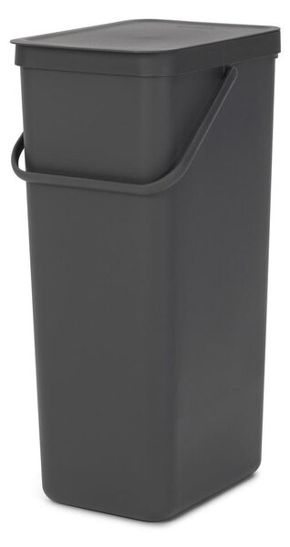 Brabantia Sort & Go 40 literes Szelektív hulladékgyűjtő szemetes - Szürke