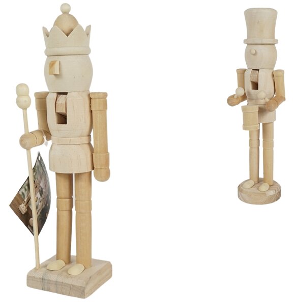 Fa diótörő NUTCRACKER 25,5 cm - több kialakítás