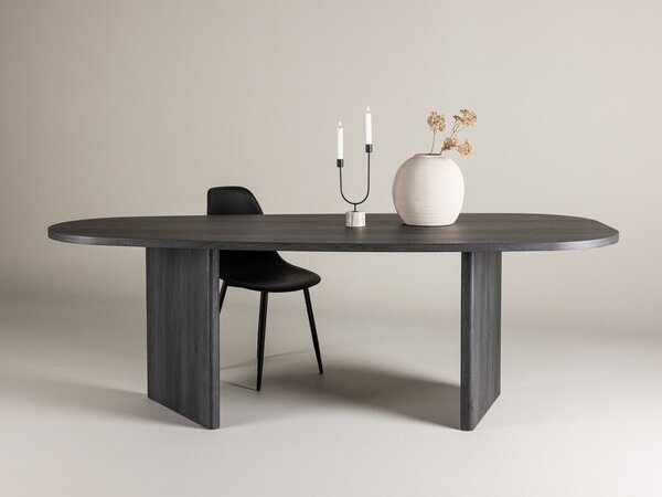 Asztal Dallas 4692, 75x100cm, Fekete
