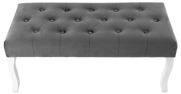 Tutumi - Steppelt pad 100 cm Glamour stílusban, szürke-fehér, KRZ-06801