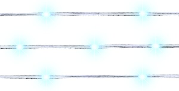 Fényfüggöny alkalmazással KULUSUK 150 x 320 cm Színes