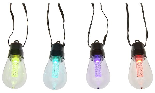 Kültéri LED fényfüzér ITILLEQ alkalmazással Színes