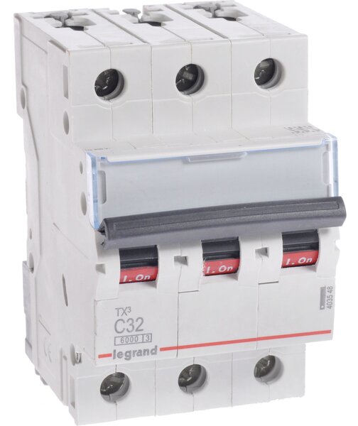 LEGRAND 3P C32A TÚLÁRAMVÉDŐ KAPCSOLÓ 605653