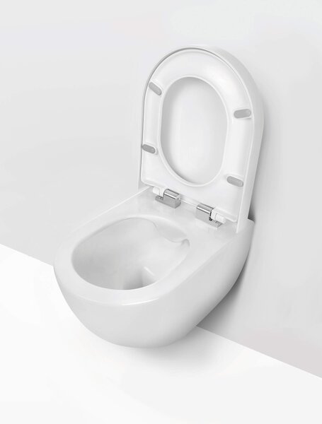 Deante Peonia Zero, függő WC csésze RimFree 51 x 36 cm, fehér, CDE_6ZPW